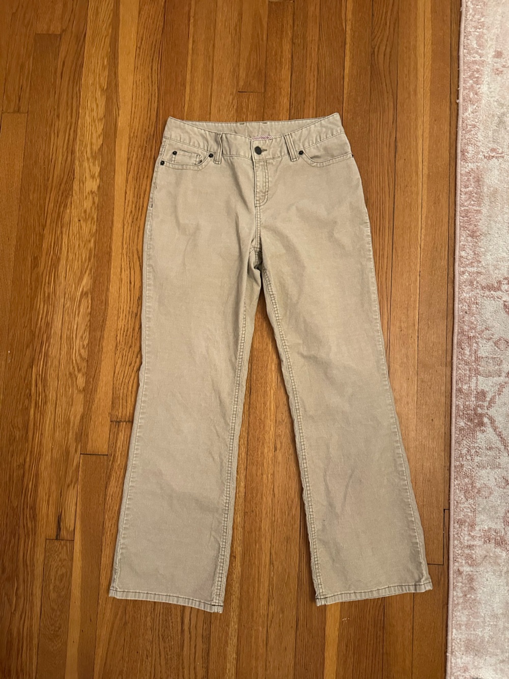 L.L. Bean Women’s Wide-Leg Jeans in Light Khaki